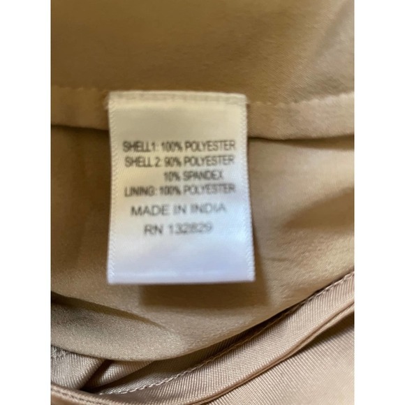 L’Academie Los Angeles Womens Polka Dot Urso Bodysuit Adjustable Strap Sz XS Tan - Picture 8 of 8